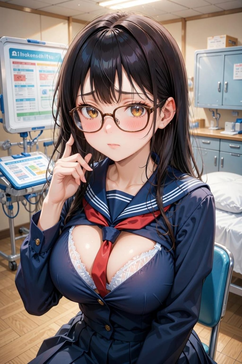無知JCに強引な内科検診