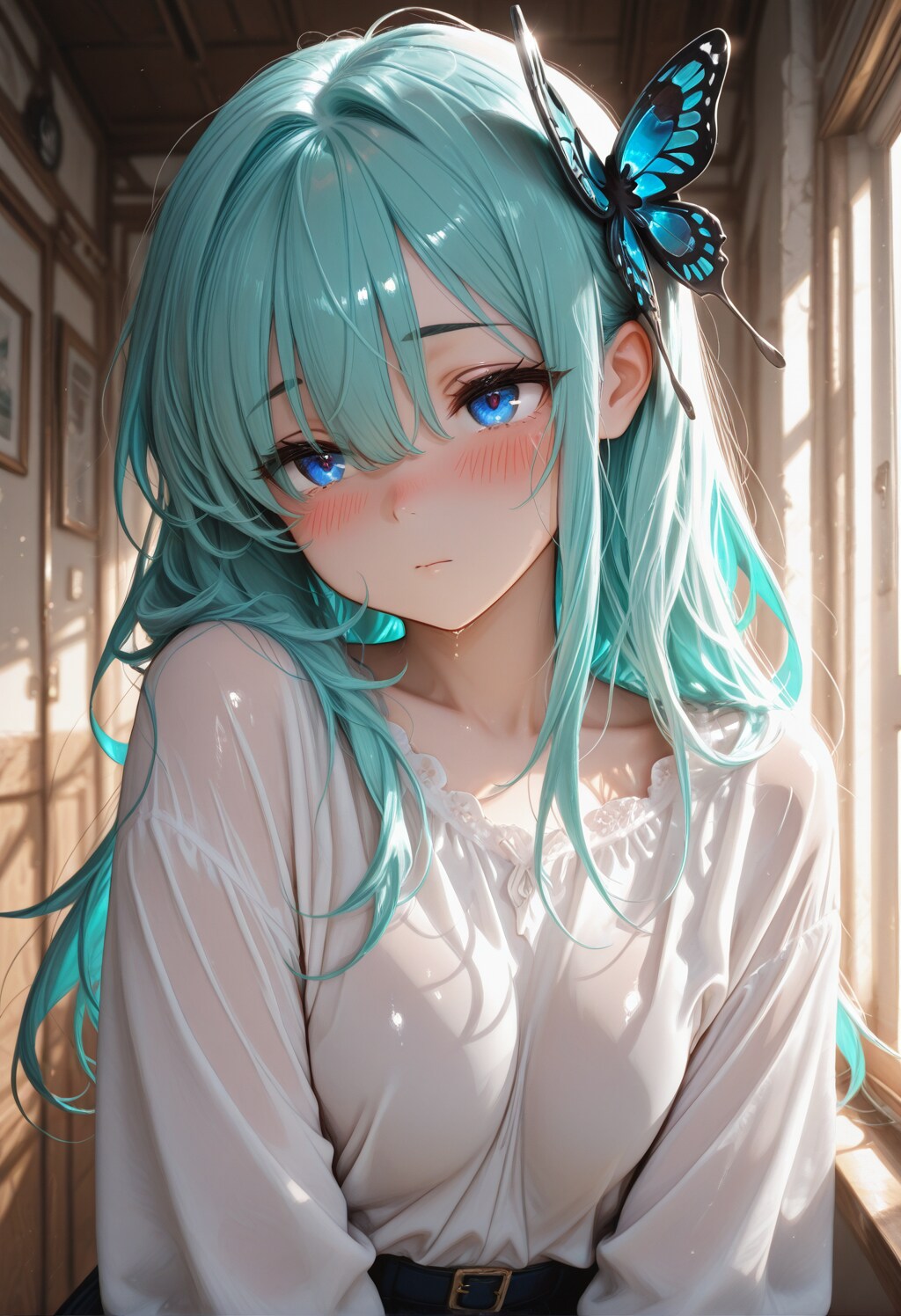 木漏れ日と女の子