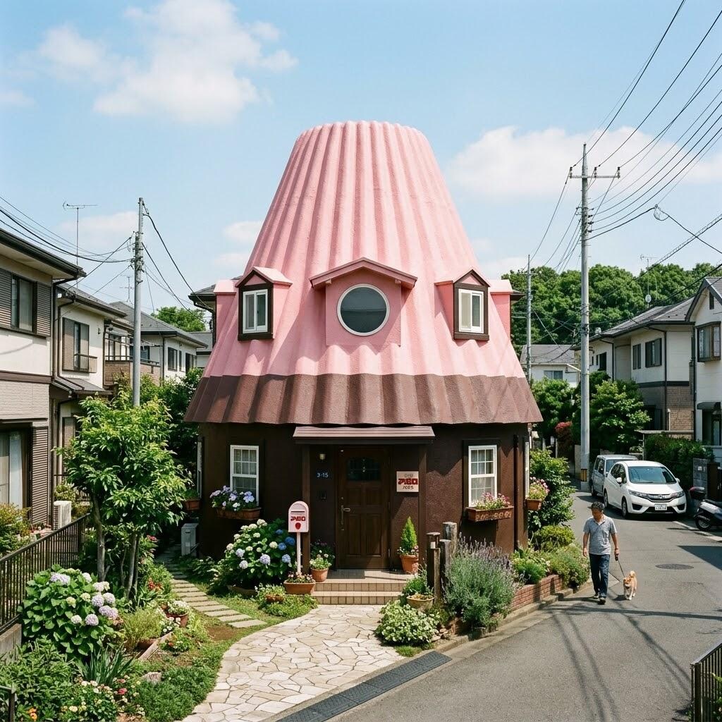 アポロチョコ風の家