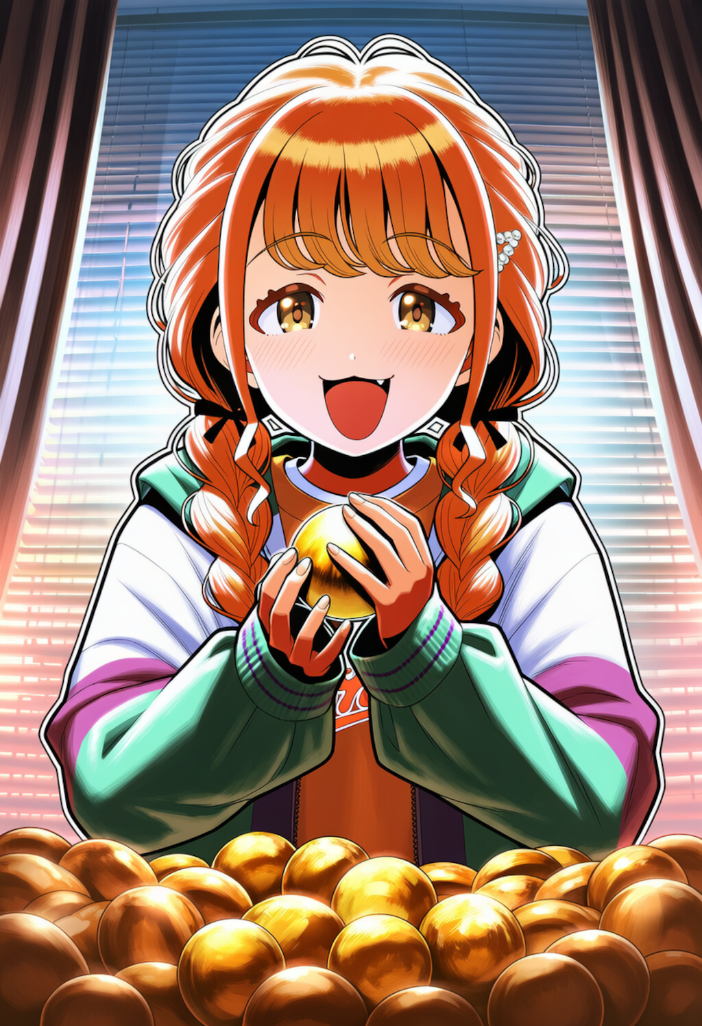 金の玉を集めることねさん