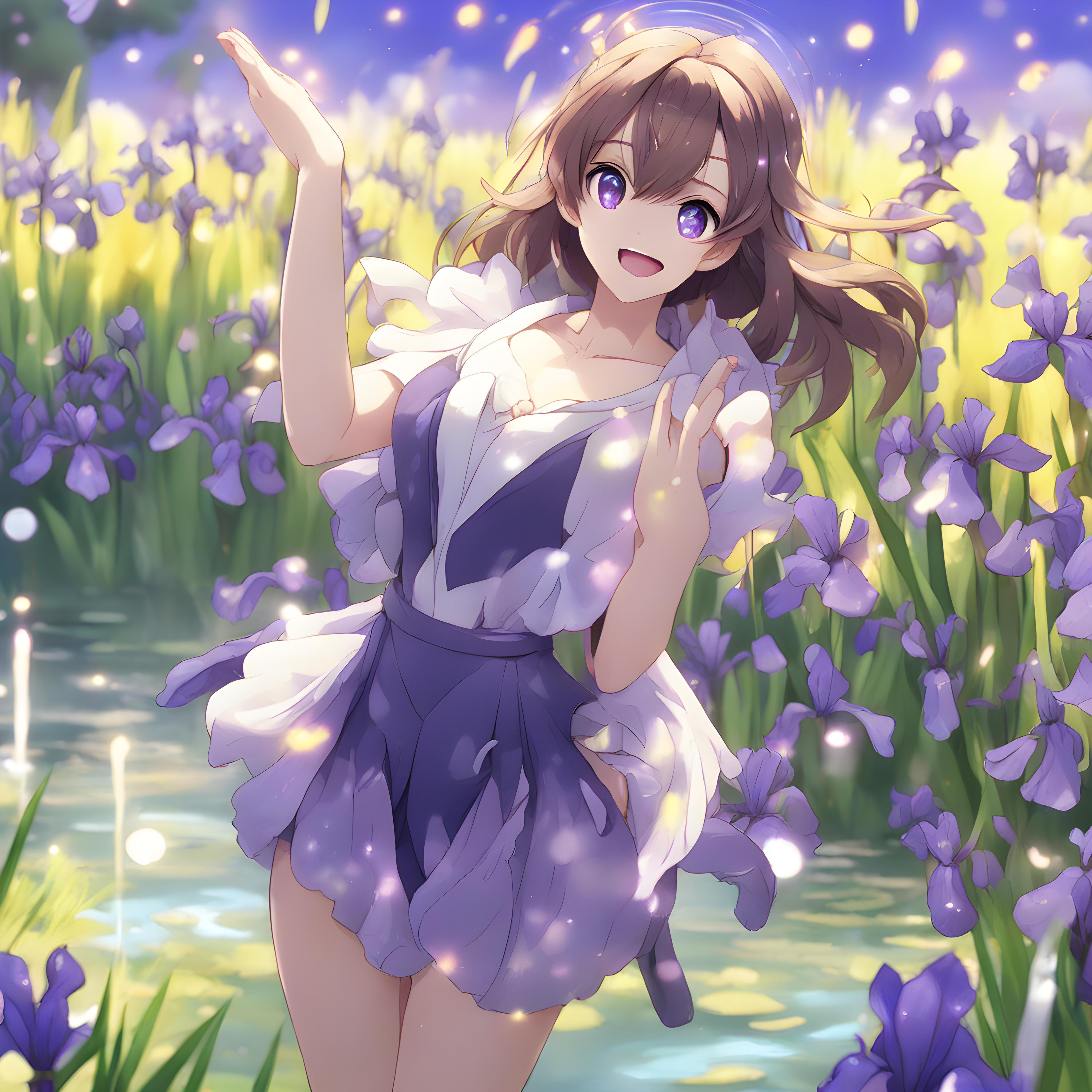 💓たくさんのアヤメに囲まれて