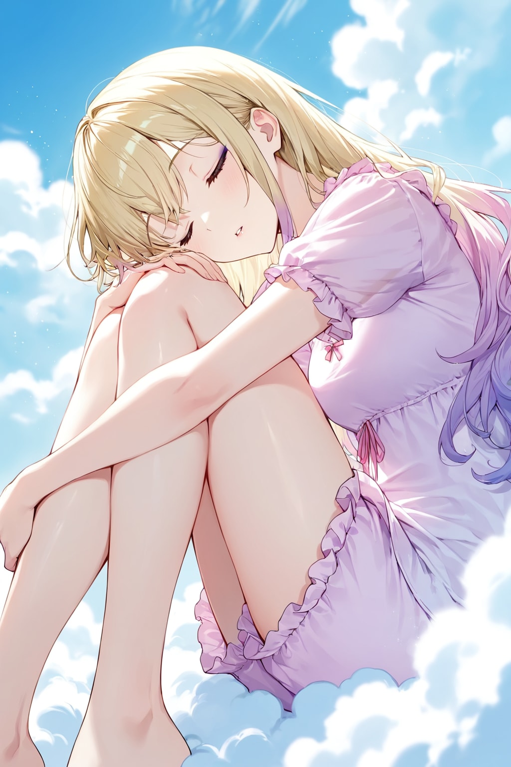 雲のベッド | の人気AIイラスト・グラビア