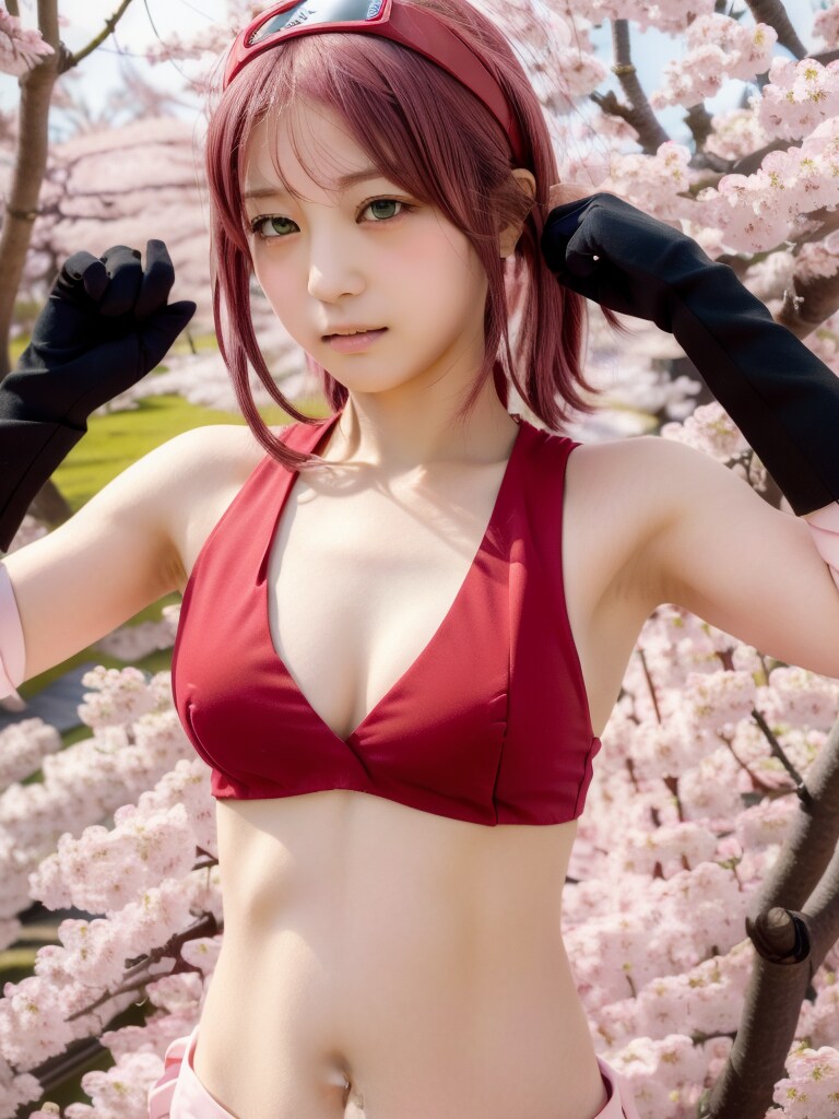 コスプレ（春野サクラ）