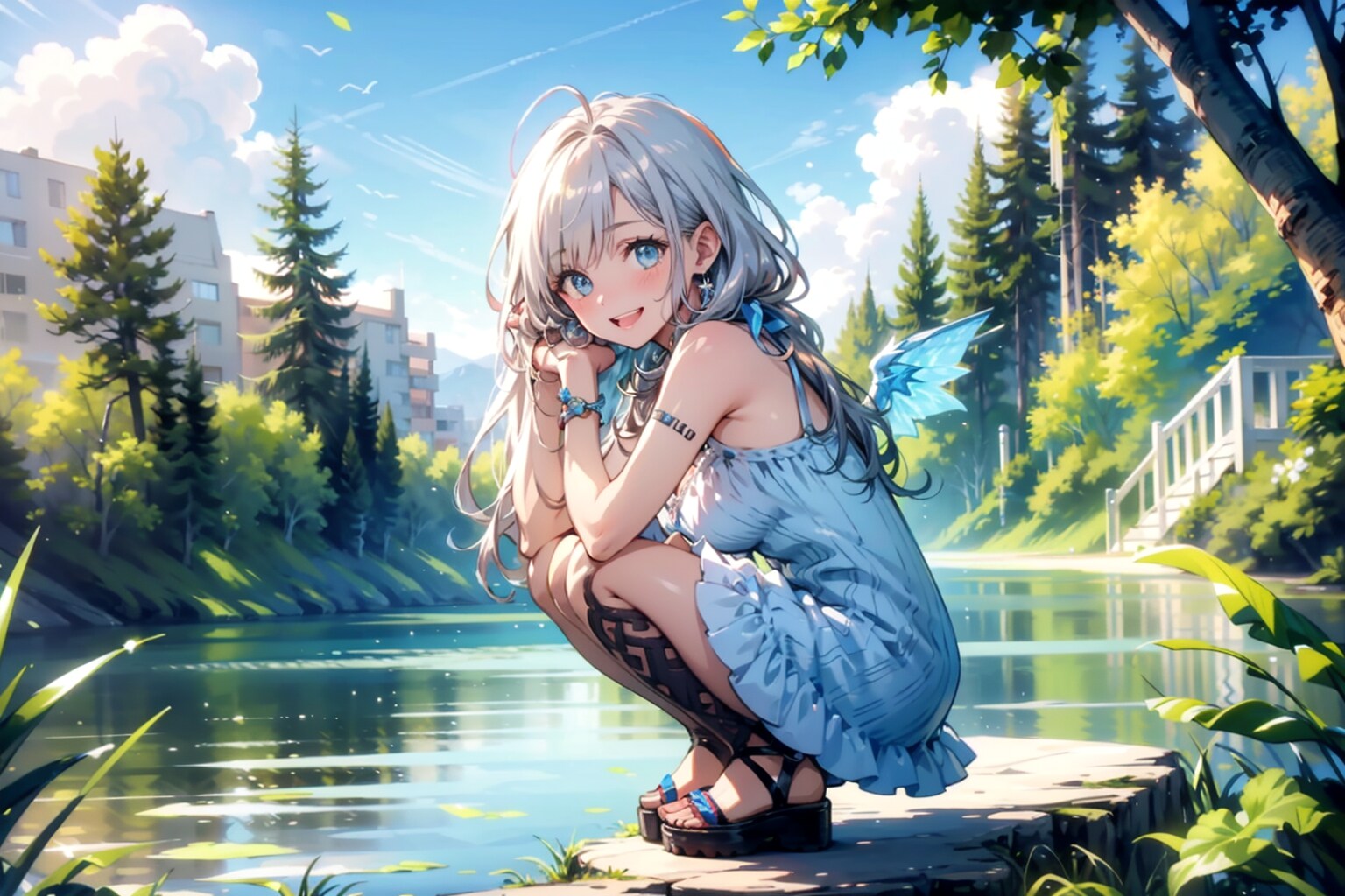 木漏れ日の中で | の人気AIイラスト・グラビア