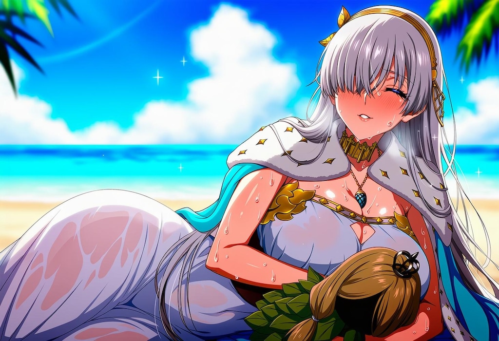 暑い夏の作業現場で働く作業服コスプレ皇女人妻