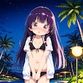 ゆうこちゃんと夜の海 2枚目