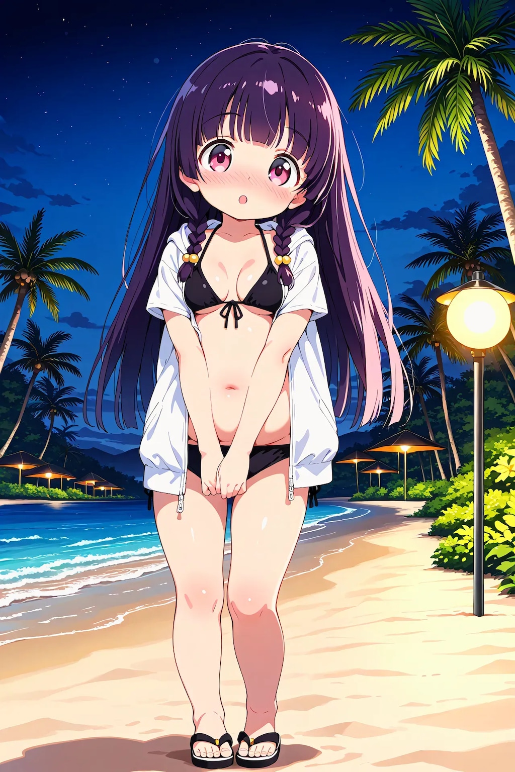 ゆうこちゃんと夜の海