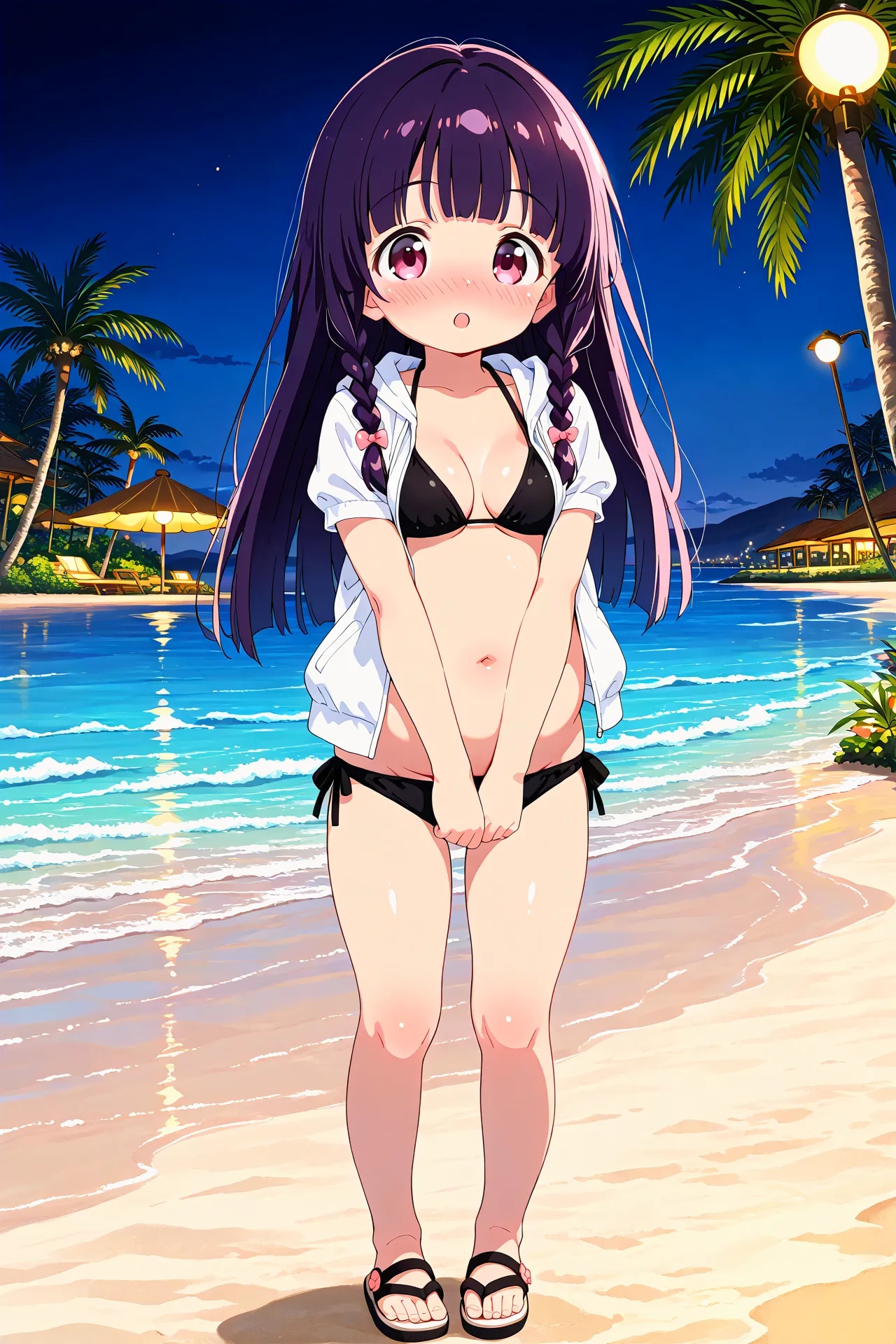 ゆうこちゃんと夜の海