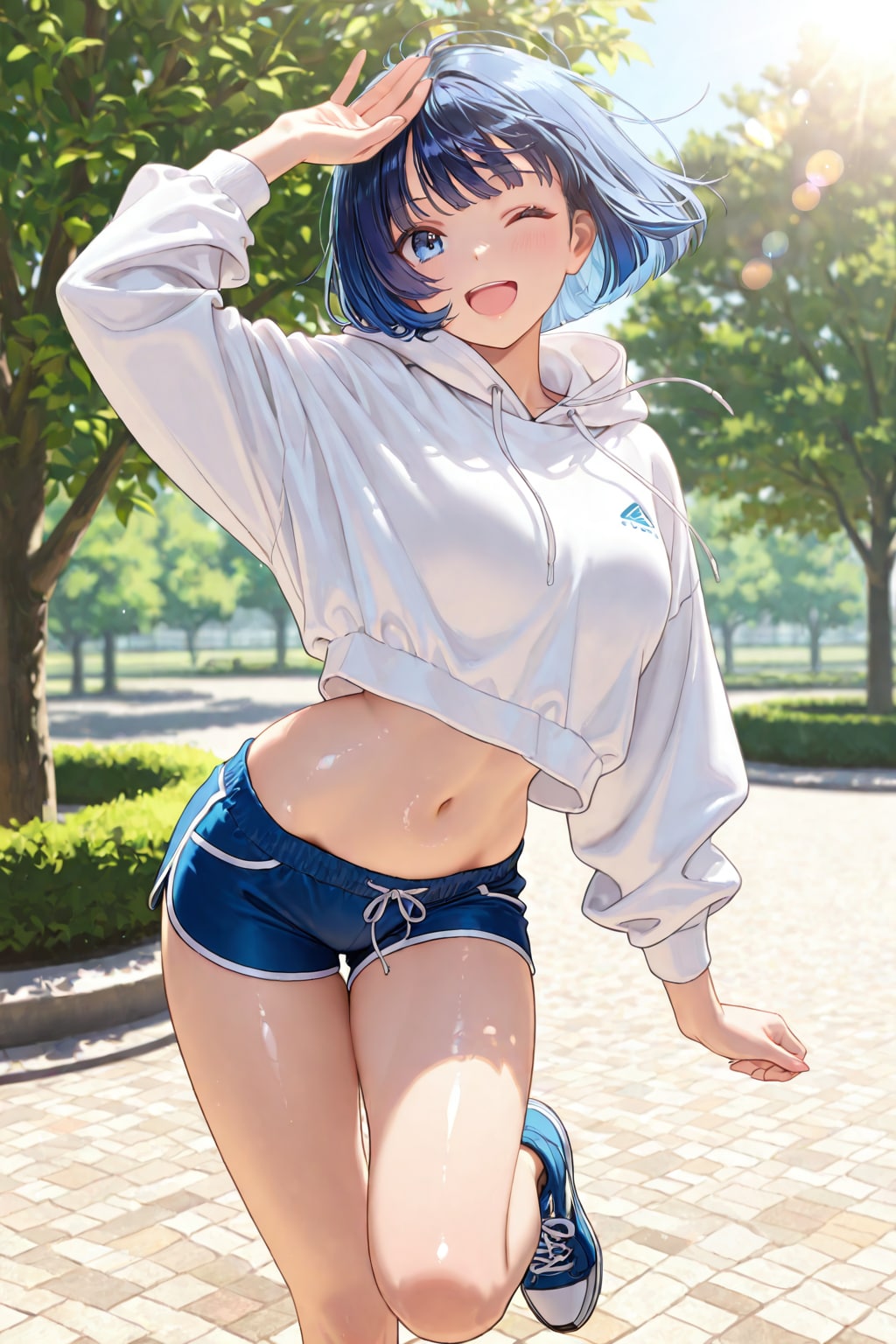日差しが暑いねっ♪