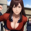 寄生獣に登場する君嶋加奈のリアルとアニメの狭間で輝く妖艶なる2.5Dビジュアル 2枚目