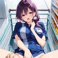 紫髪ちゃん in VIP専用ショッピングカート 9枚目