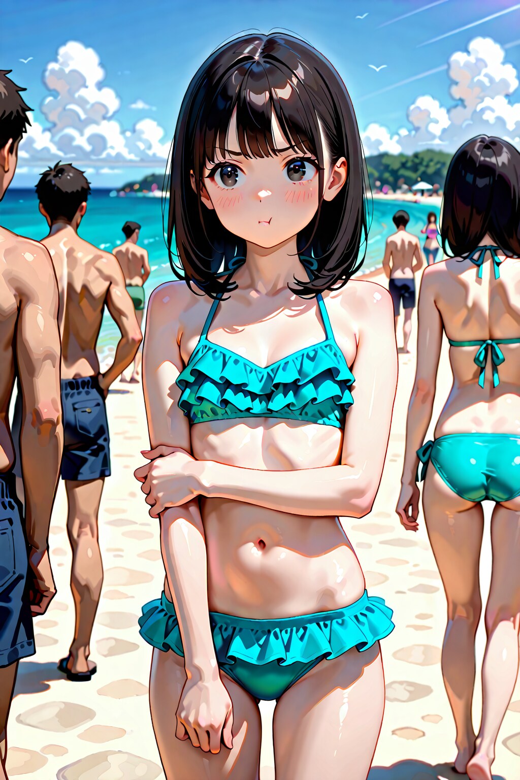 さっきから胸の大きい子ばっかり見てるでしょ