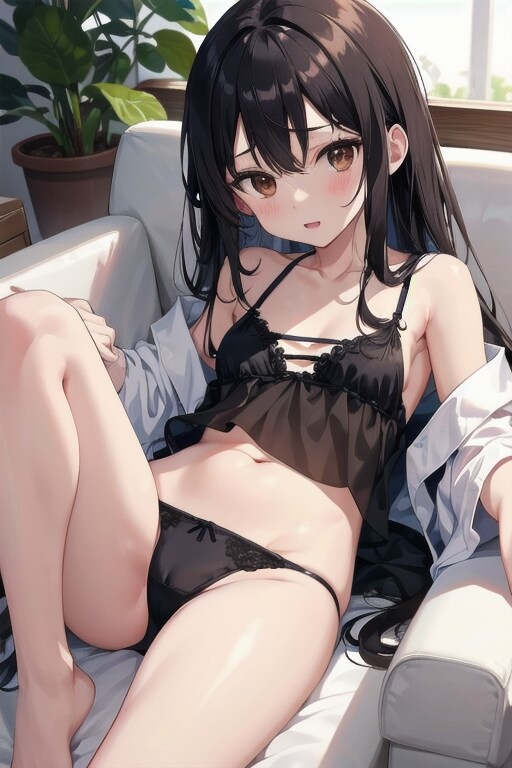 妹の友達と2人きりで…
