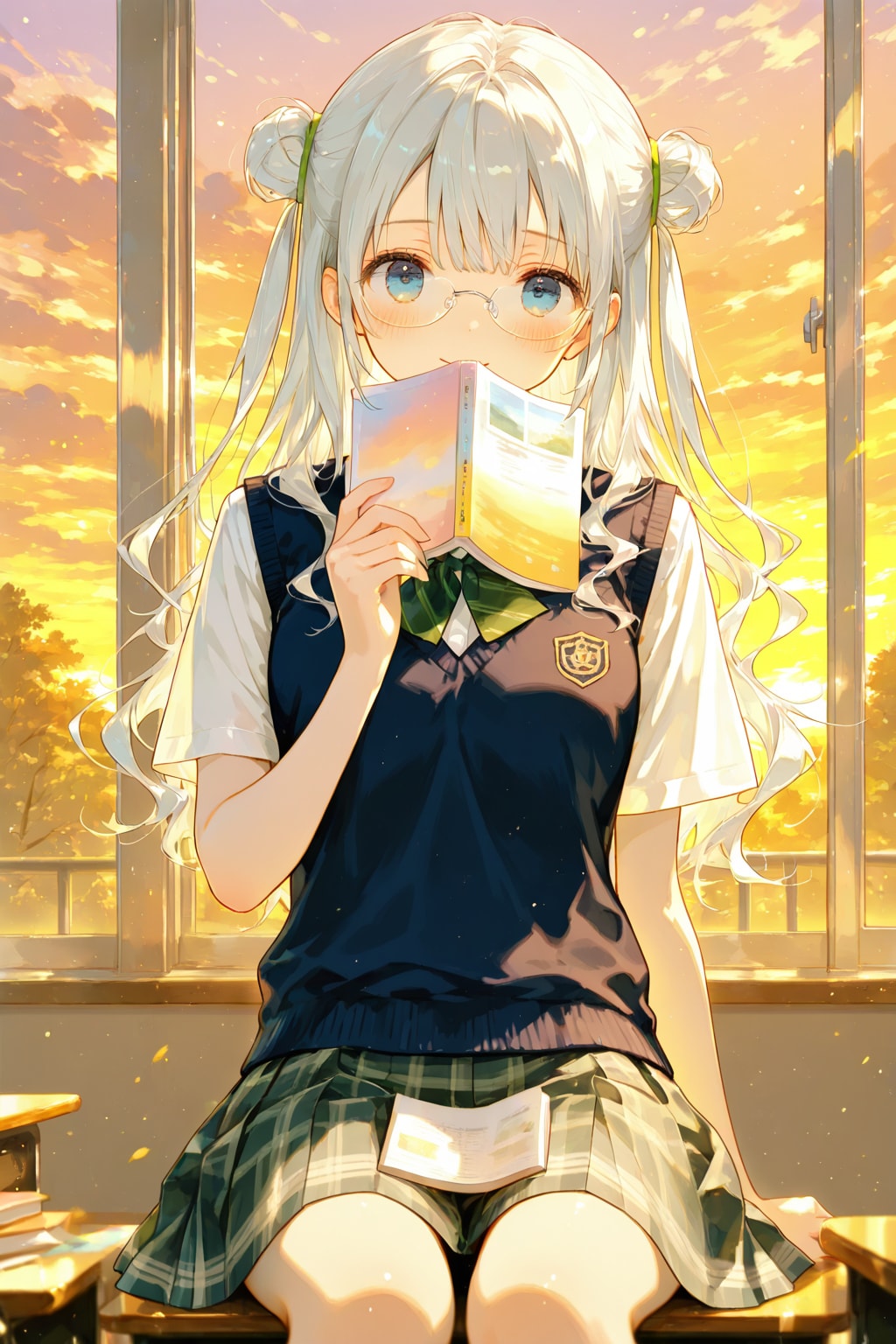 メガネ女子