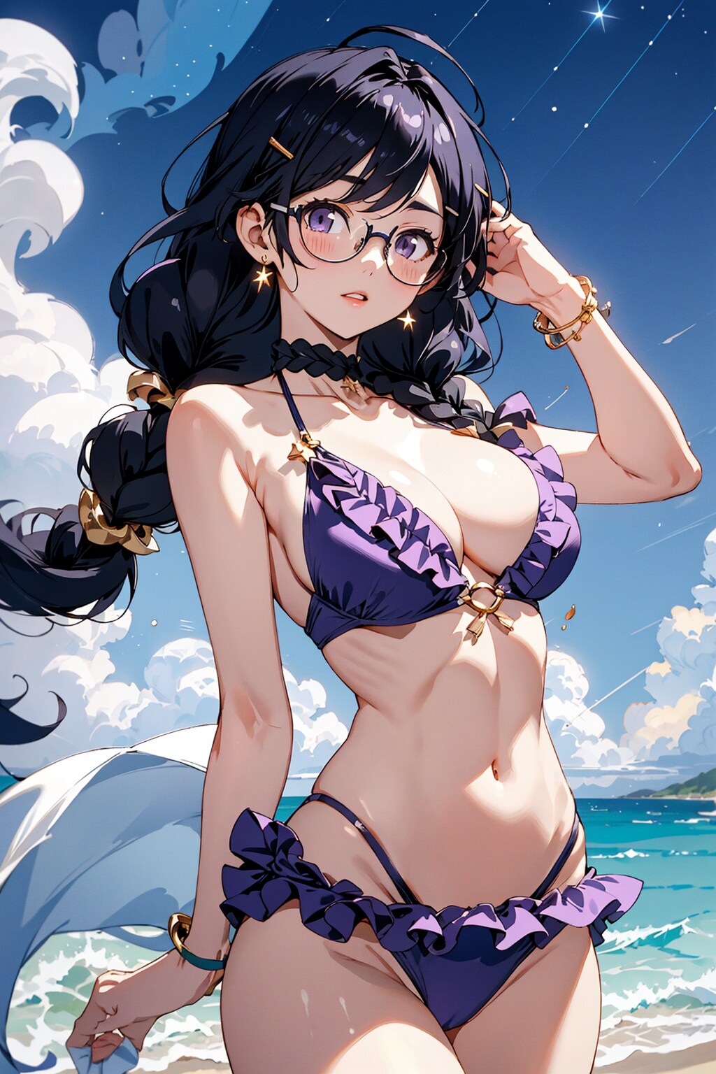 今日の眼鏡っ娘：水着05