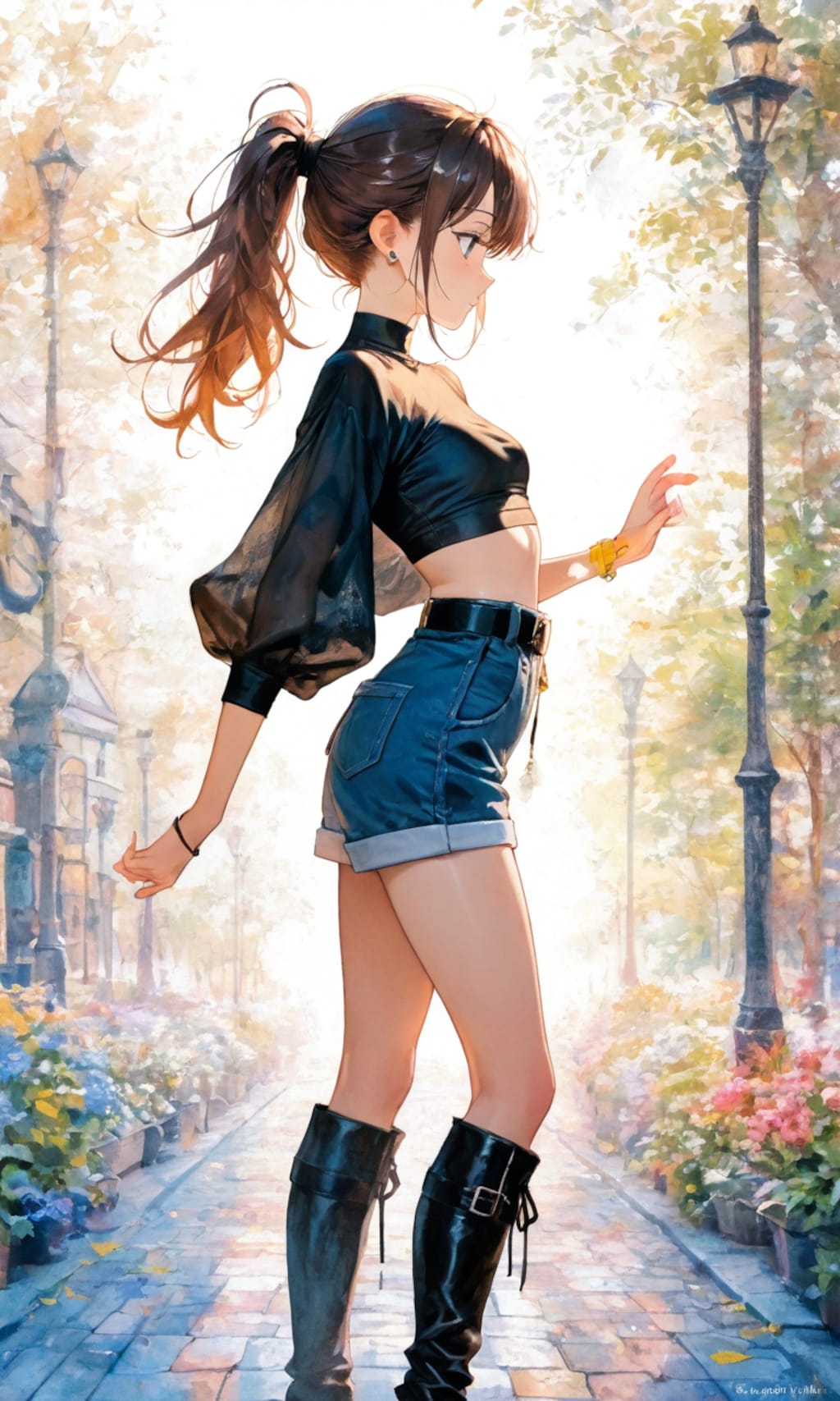 ポニーテールは振り向かない