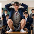 【衝撃】屈辱の舞台は教室の机：多数男子の前で「晒し上げ」られた女子生徒の悲劇② 7枚目