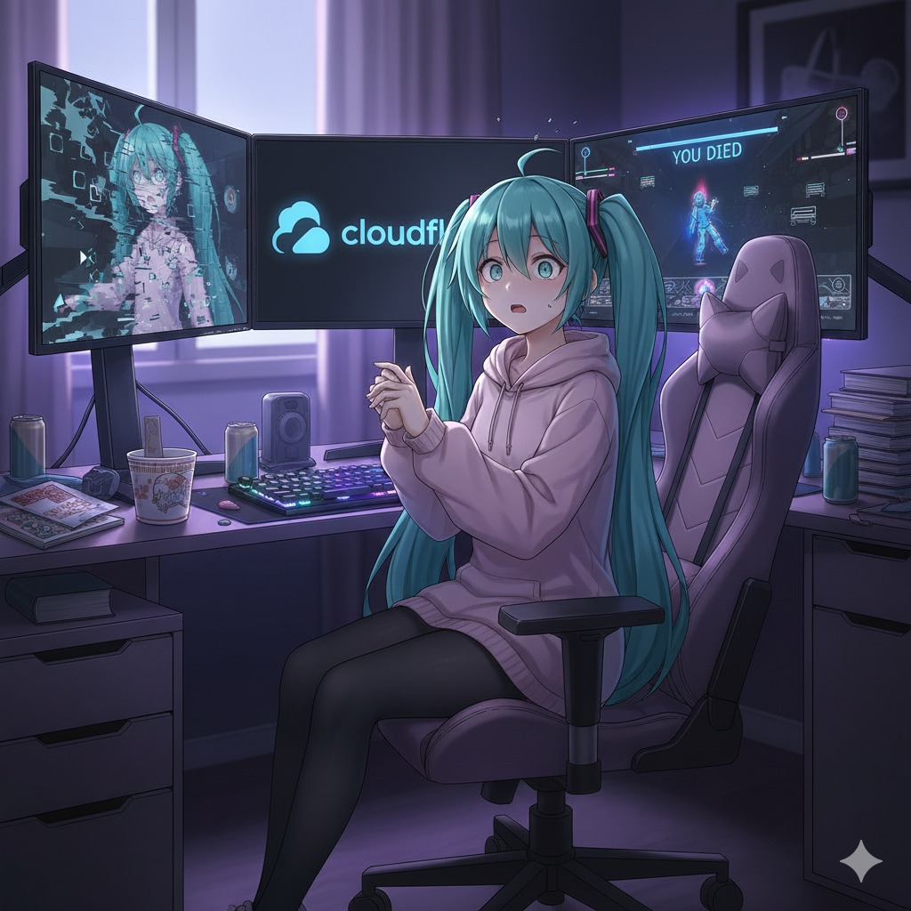 ミクさん固まる(⊙ˍ⊙)