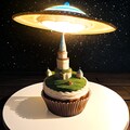 UFOなのかケーキなのか（ケーキのようなUFOなのかUFOのようなケーキなのか）たまに小人 4枚目