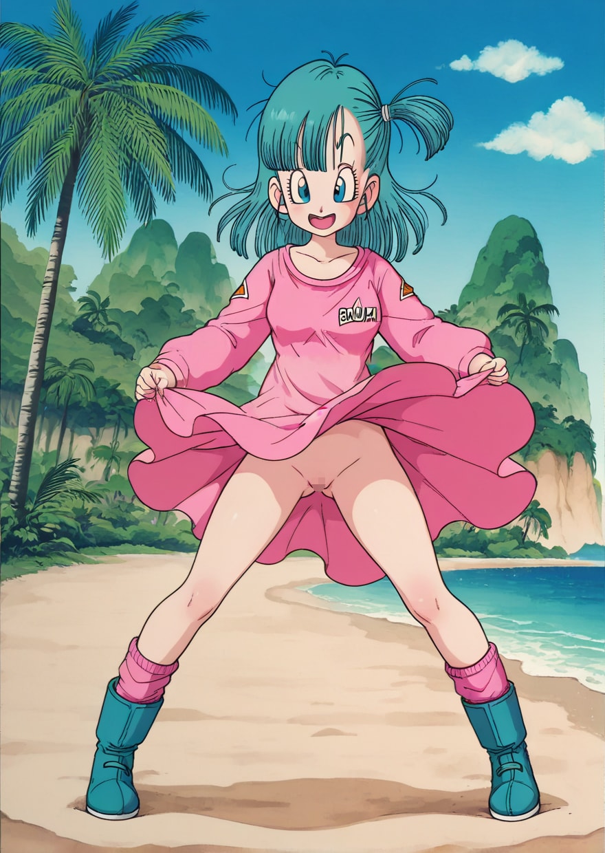 ブルマにパンティーを見せてもらった時（Illustrious編）