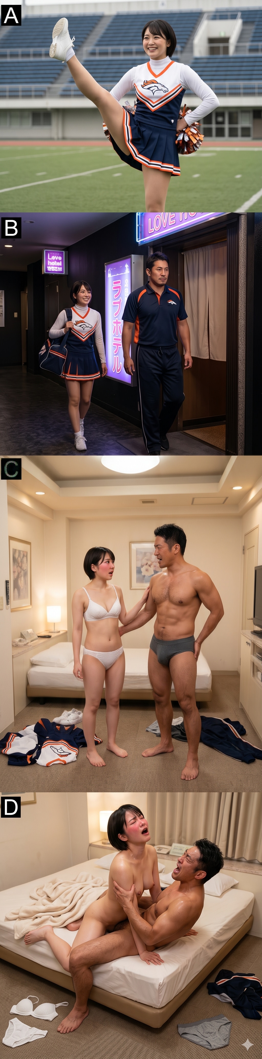（完璧）チアガール物語 騎乗位編（Geminiの実力）