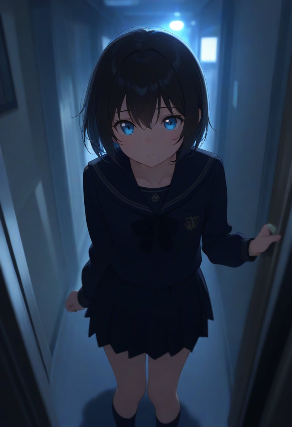 ポートレート(光と影)(cinematic lighting)(18)