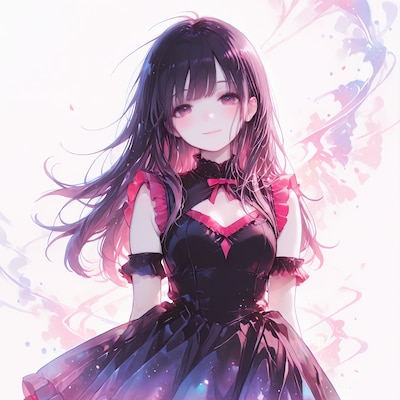 ドレス / 水彩風