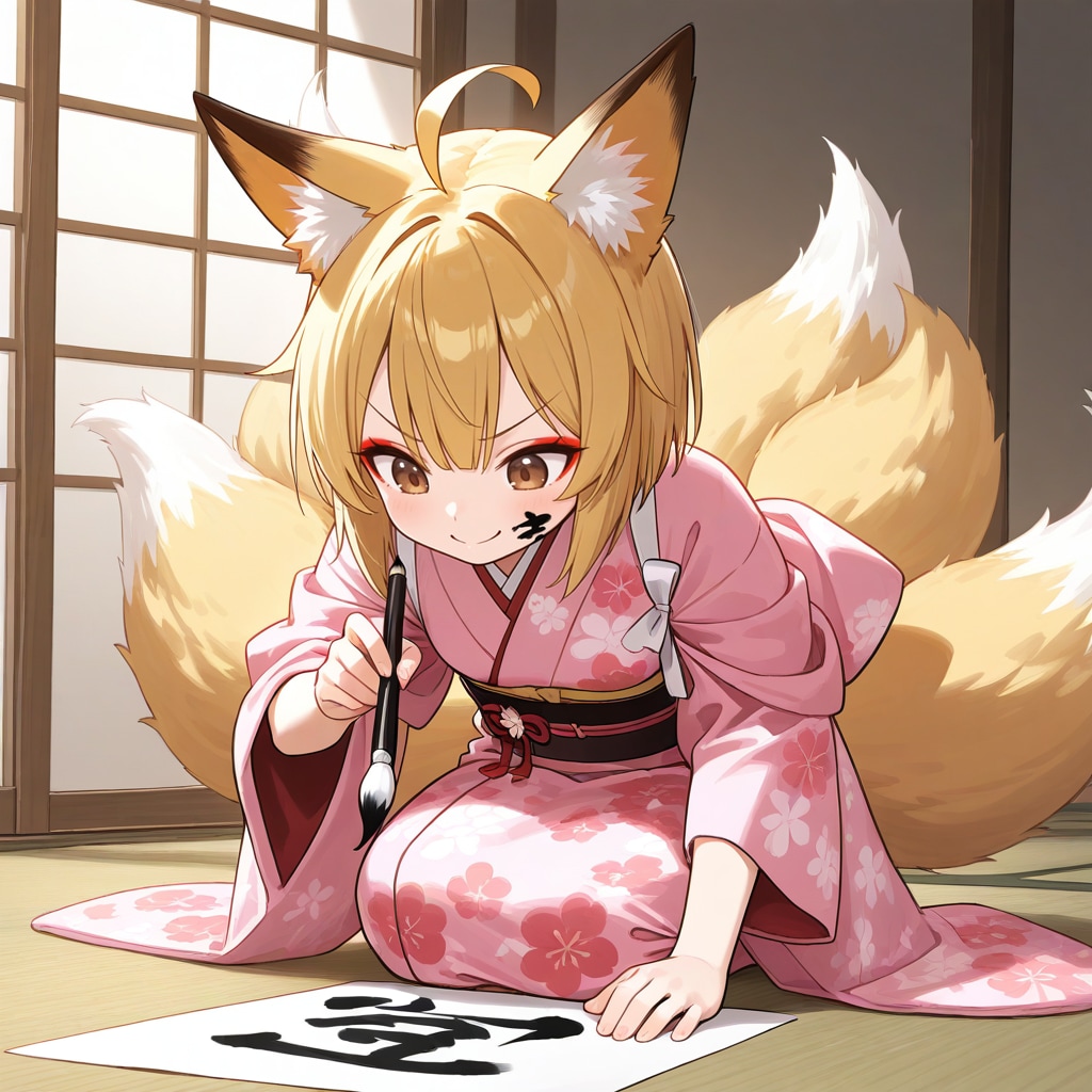 1/2　書き初め | の人気AIイラスト・グラビア