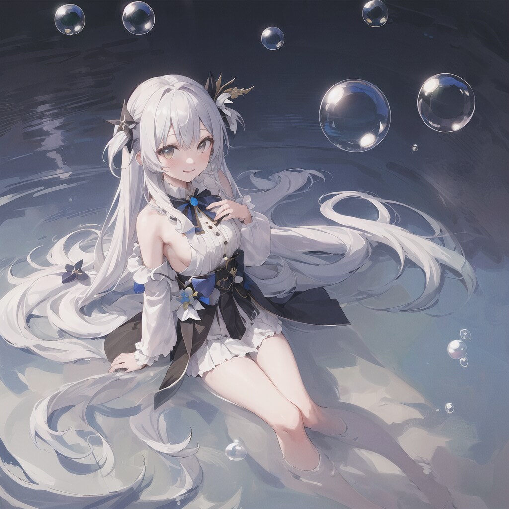 水面に溶ける