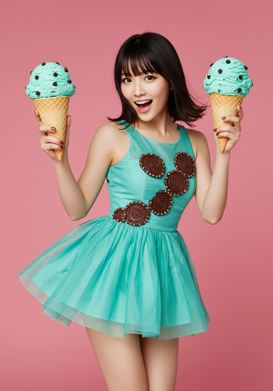 チョコミント娘