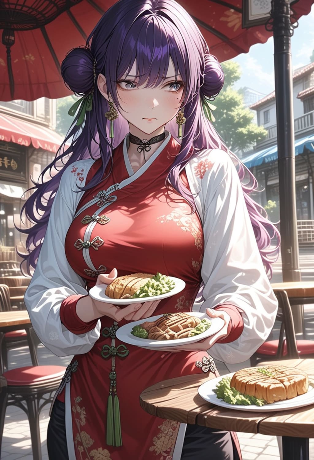 残念美人な年増さんのランチタイム（食べ過ぎw）