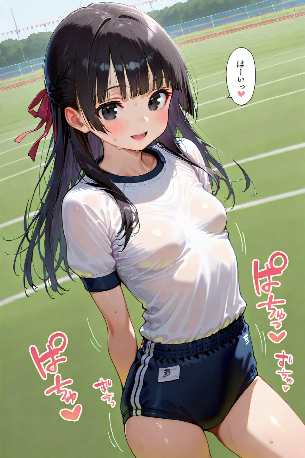 ブルマにシャツ入れてみた・・・でドヤ顔雫ちゃんとなんかエロいお嬢様