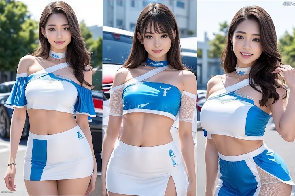 レースクイーン　巨乳チーム