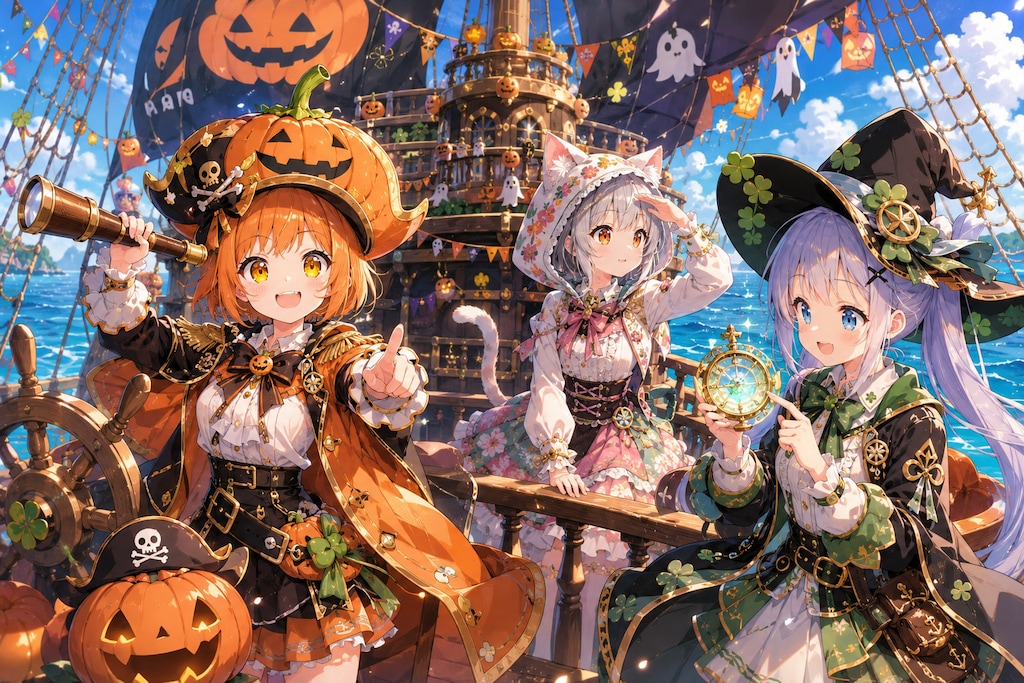 ハロウィン海賊団出航ー！