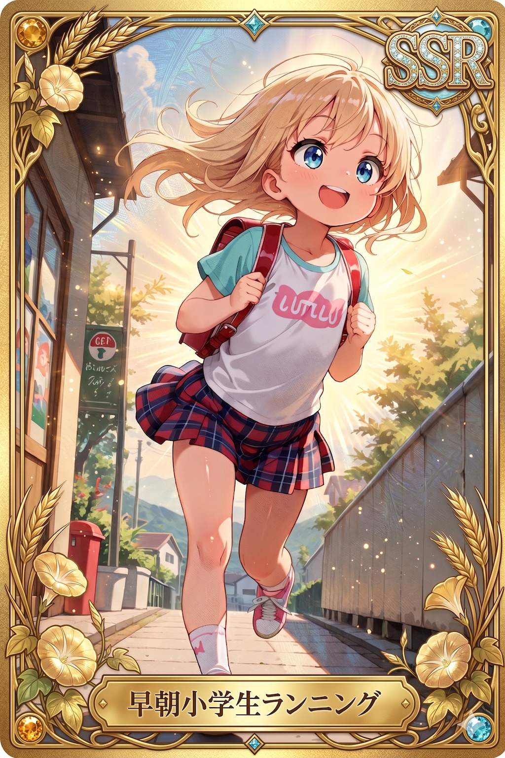 早朝小学生ランニング！