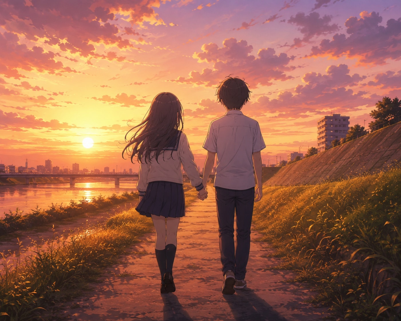 夕暮れ