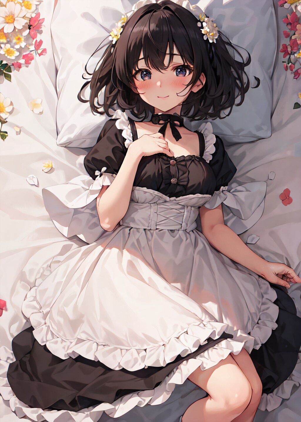 花とドレス