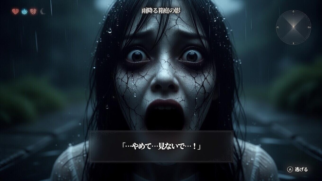 雨降る箱庭の影