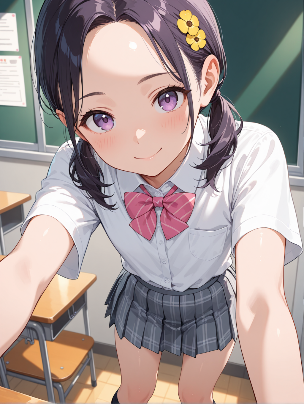 今日、スミレちゃんが教室に来てくれました。