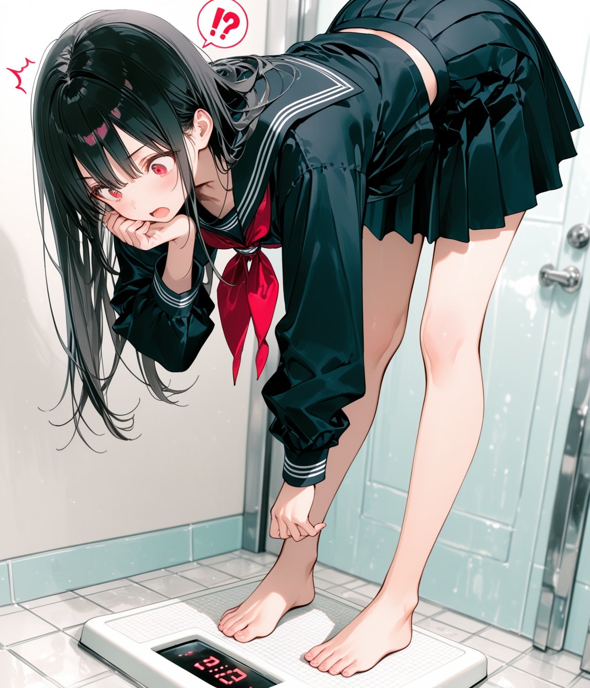 黒髪ロングの子をよく生成してることに | の人気AIイラスト・グラビア