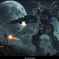 資源衛星攻防戦(ガンダムに似てるがガンダムではない) 4枚目
