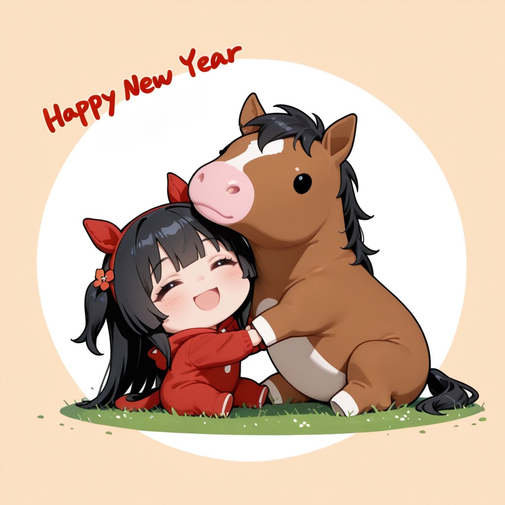 謹賀新年ちび正月