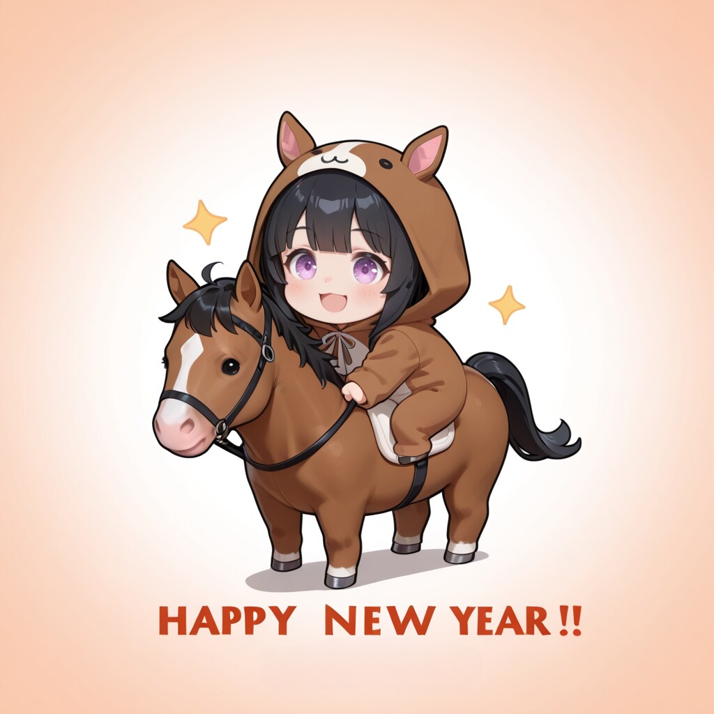 謹賀新年ちび正月