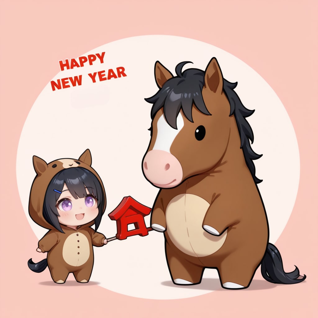 謹賀新年ちび正月