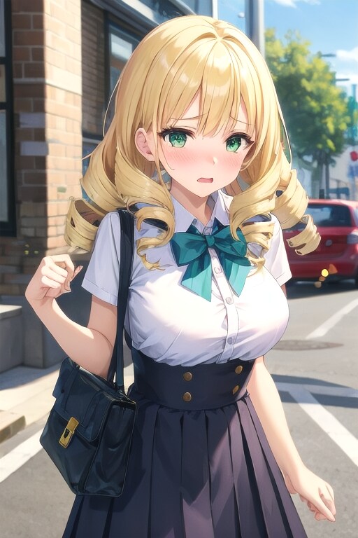 ツインドリルの女の子 | の人気AIイラスト・グラビア