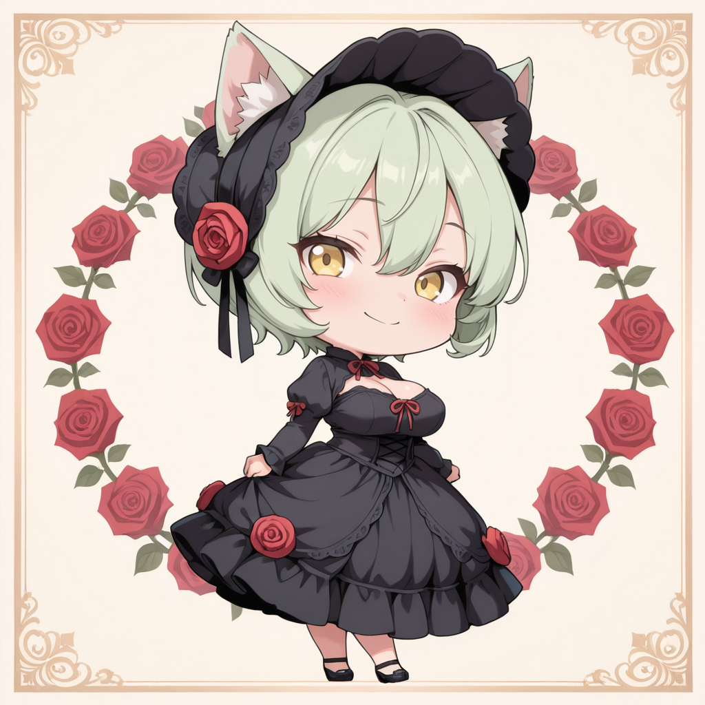 ゴシックドレスの女の子