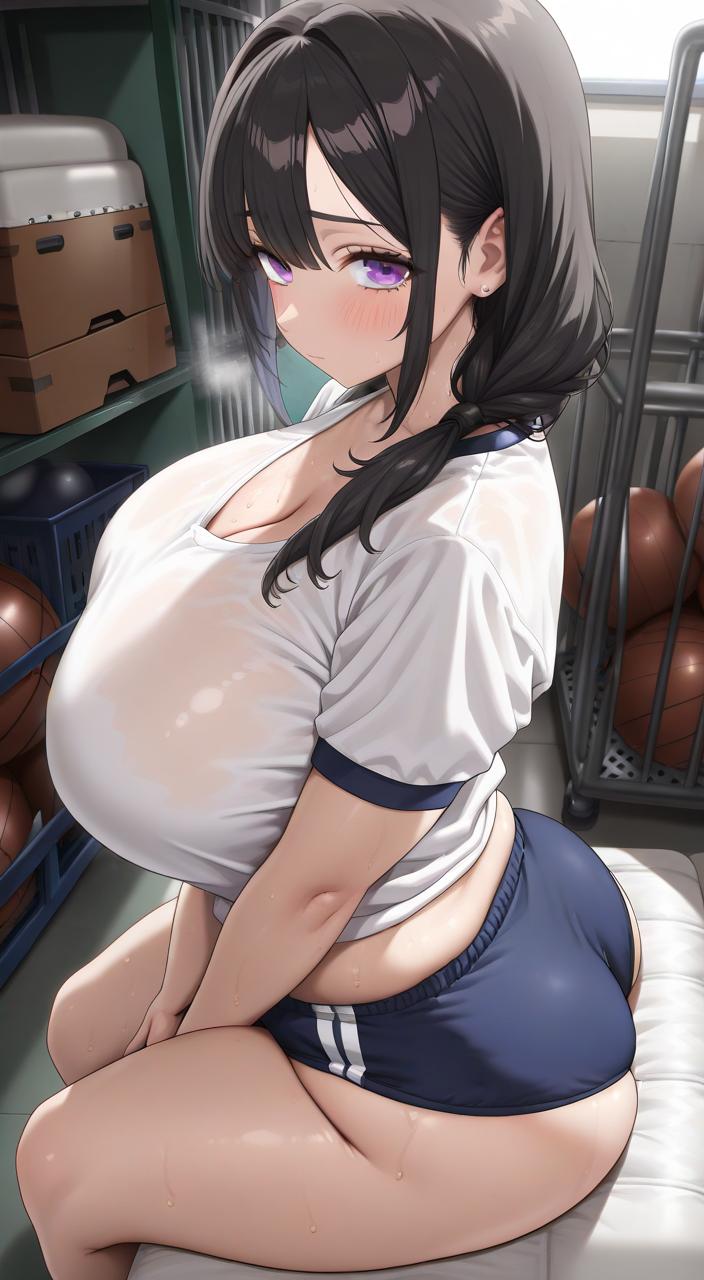 体育倉庫ブルマ