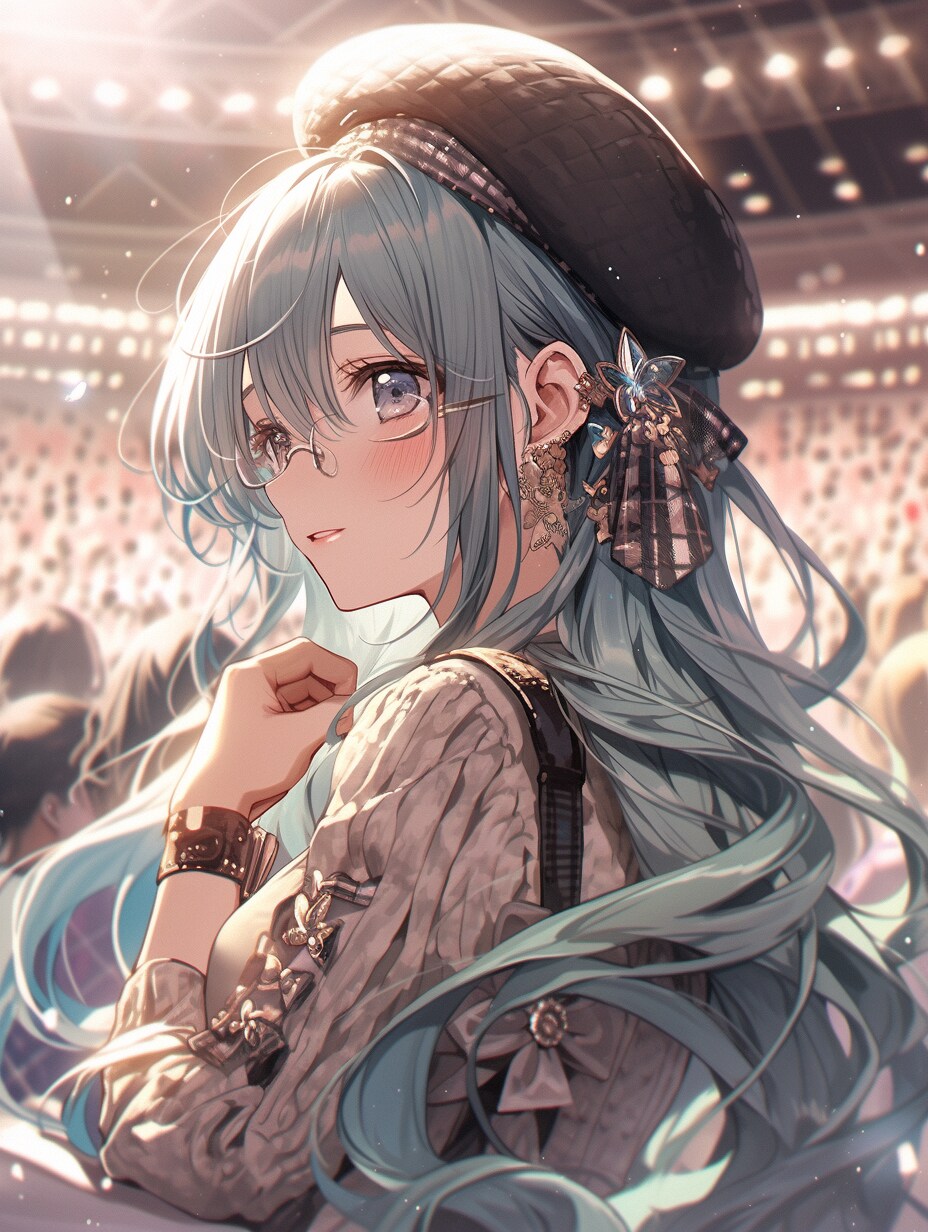 アイドルのメガネ女子