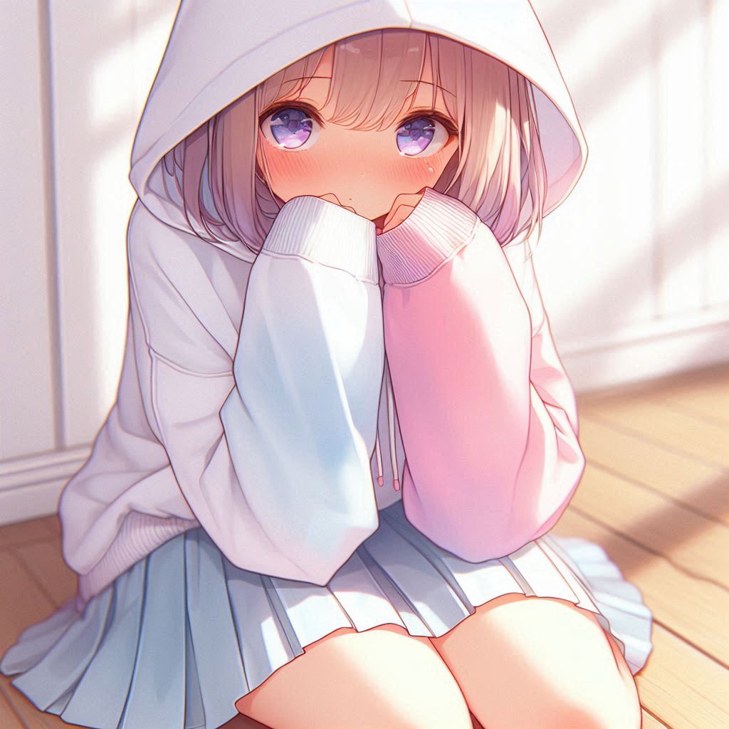 萌え袖(DALL-E)(3) | の人気AIイラスト・グラビア