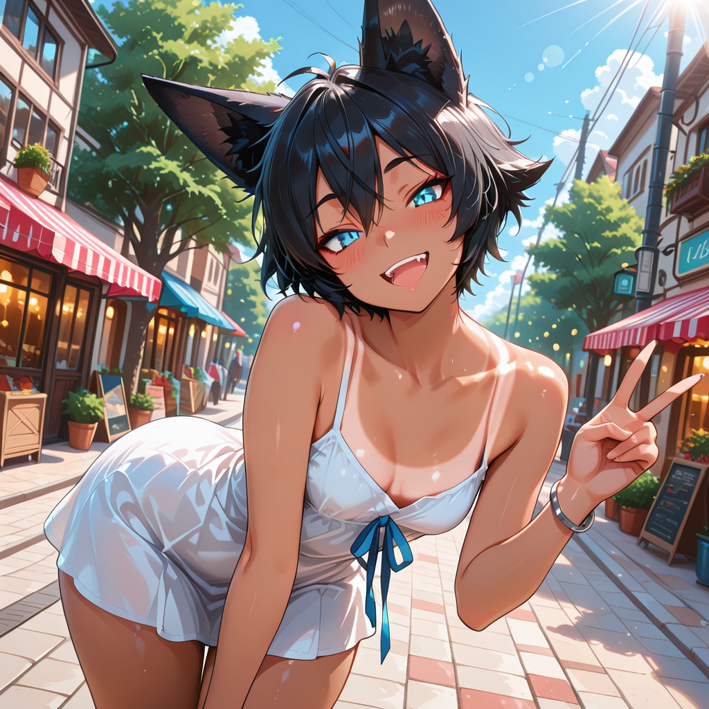 紗奈ちゃんの夏コーデ